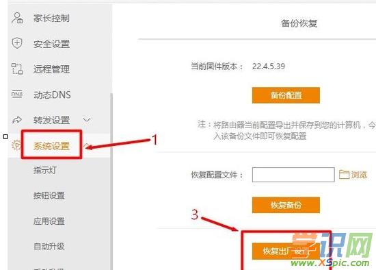 怎么將斐訊K2路由器恢復出廠設置