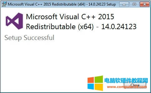Microsoft Visual C++2015 ٰlнM  Windows ʾSMиĻ^mՈΓ  So ɺ@ʾһlϢfѳɹb