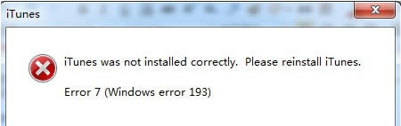 itunes_ @ʾ“itunes was not installed correctly please reinstall itunes”Qk