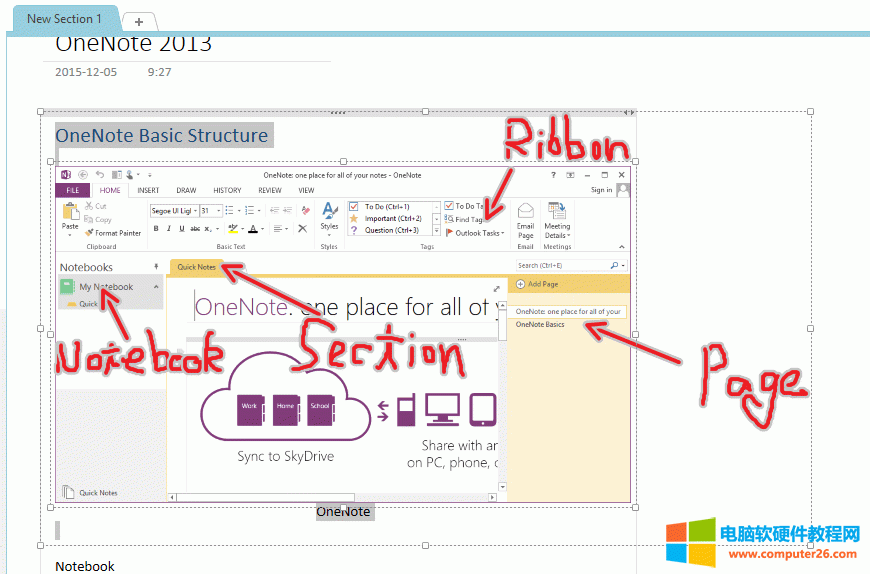 ڈDƬM OneNote LD֌