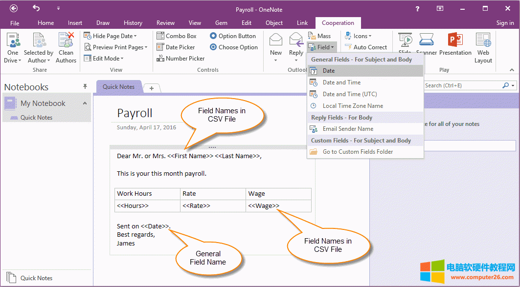  OneNote Єһ]ģ