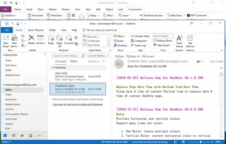 ʹÔֹPӛ䌚 Outlook ]ڕrgQ OneNote ڕrg