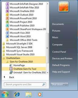  Windows _ʼˆ\ OneNote Gem Fix Tool ޏ͹