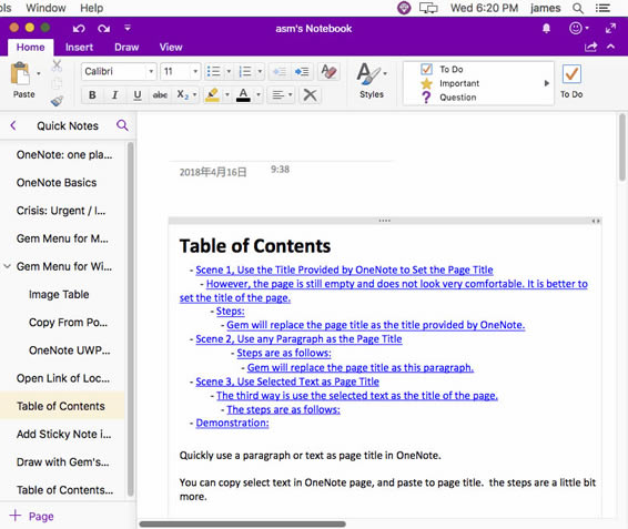 ʹ䌚ˆΣֱӰ Mac OneNote xеĶԓĘ}