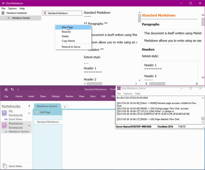 ̈D Markdown -> 䌚һ} -> 䌚һ} -> OneNote