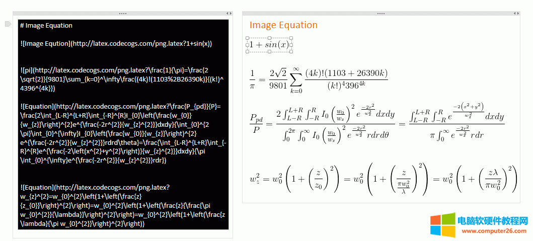 Markdown DƬ LaTeX ʽ