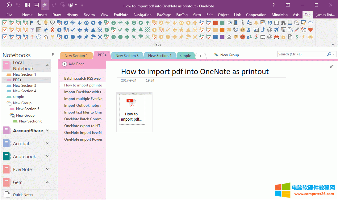 D OneNote _ PDF 
