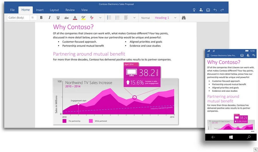 Windows 10ԎOffice 2016eˣOffice Mobile