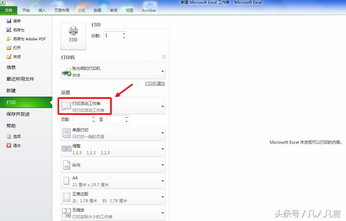 Excelжһӡ