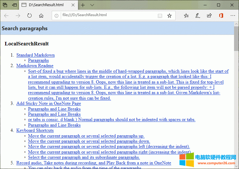 SearchResult ˱ OneNote Y 