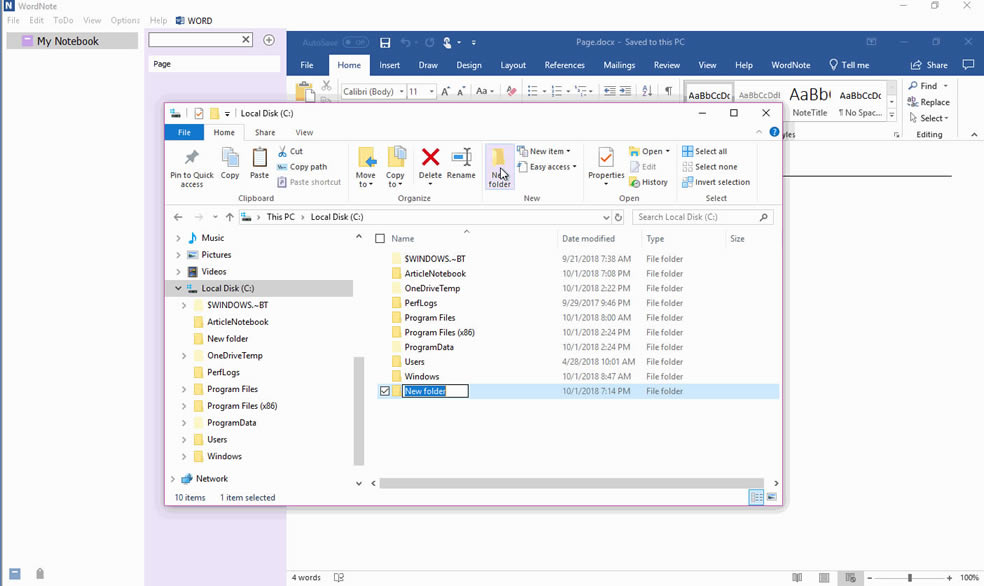 _һ Windows ļA WordNote ĹPӛ