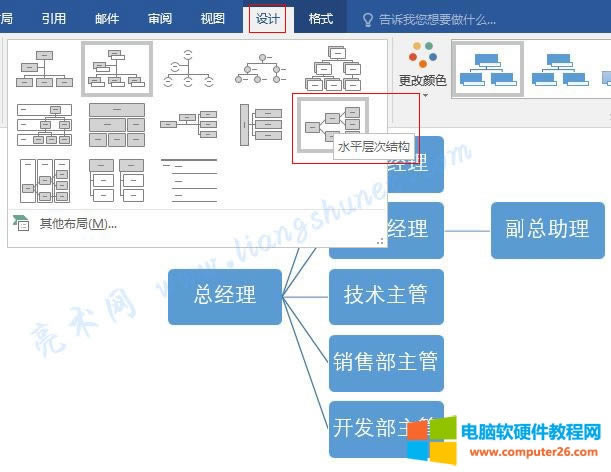 Word 2016 SmartArt ˮƽӴνY