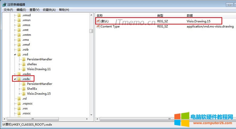 3޸HKEY_CLASSES_ROOT.vsdxĬJֵĞVisio.Drawing.15_