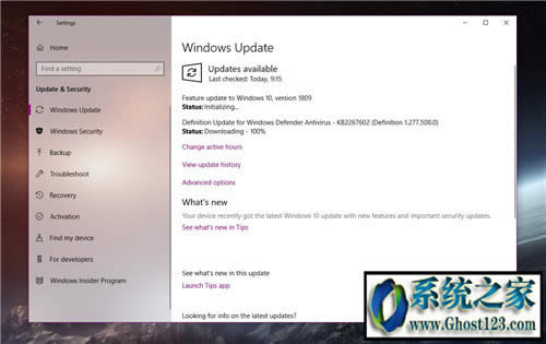 Windows UpdateпWin10 1809ԓôk