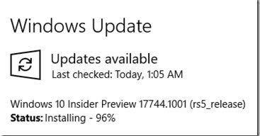 Windows 10 Build 17744lʹTimelinerñޏ