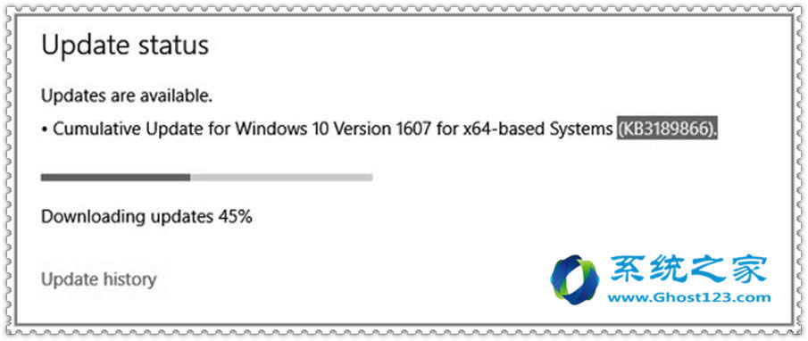修復的ghost Win10 KB3189866停留在45%或95%無法安裝問題