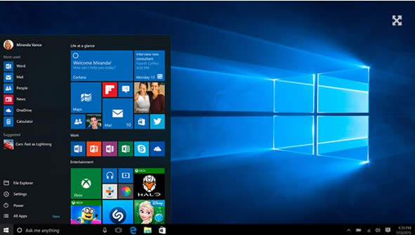Windows10的10個獨特的特點