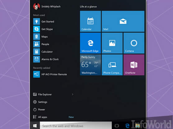 10個開始菜單中的技巧適用于Windows10