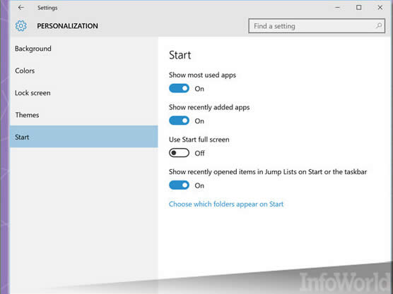 10個開始菜單中的技巧適用于Windows10