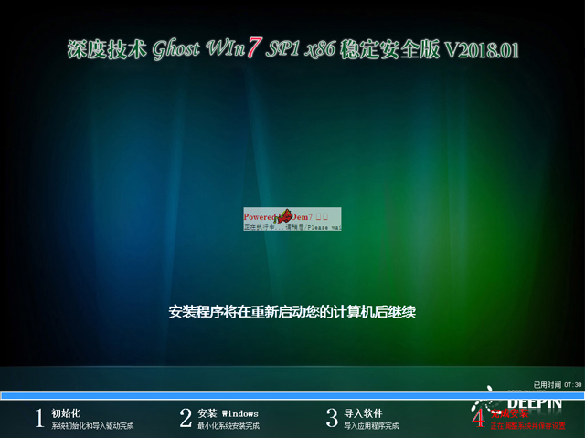 ȼg GHOST WIN7 SP1 X86 ȫ V2018.0132λ