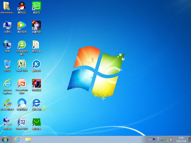 X˾ GHOST WIN7 SP1 X86 ObC V2017.0732λ