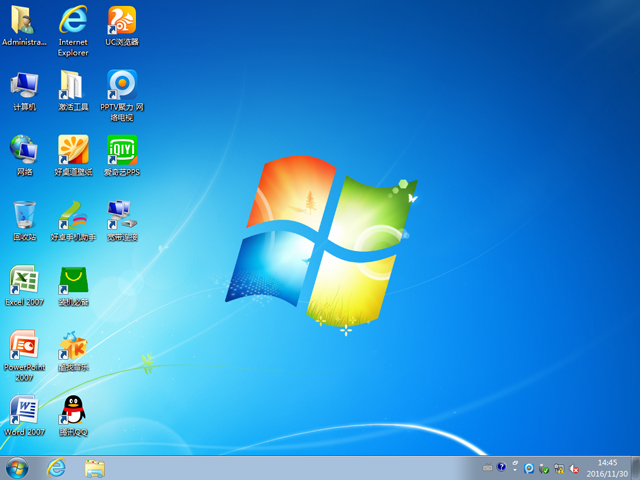 Lֻɽ GHOST WIN7 SP1 X86 Oٰȫ V2016.12 (32λ)