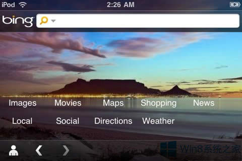 Win8еBingÿԄӴ_ν