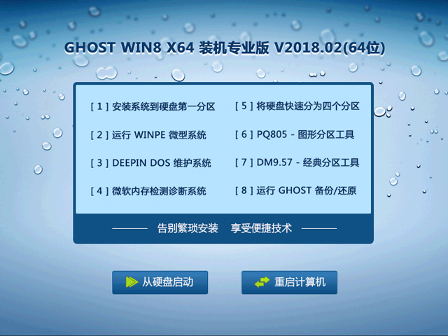 GHOST WIN8 X64 bCI V2018.02(64λ)