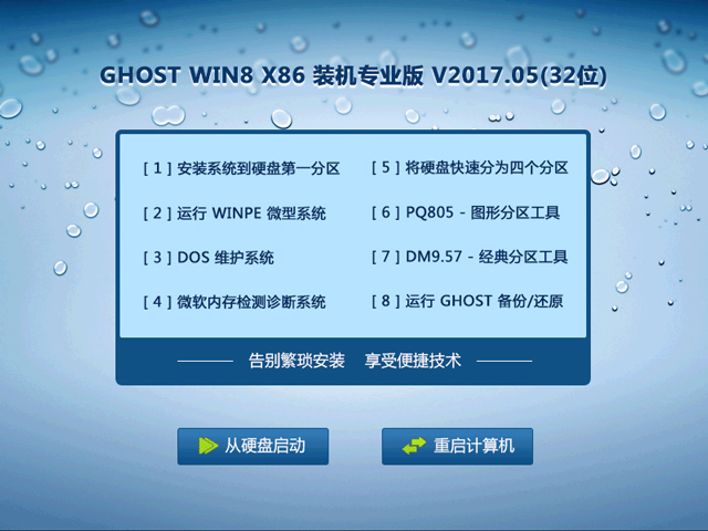 GHOST WIN8 X86 bCI V2017.05(32λ)