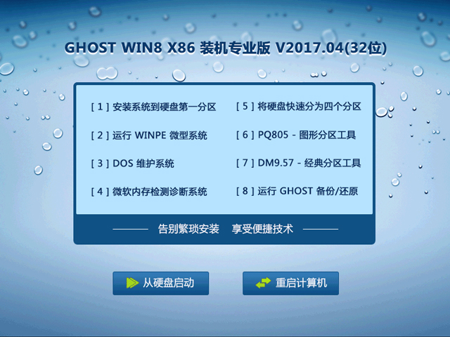 GHOST WIN8 X86 bCI V2017.04(32λ)