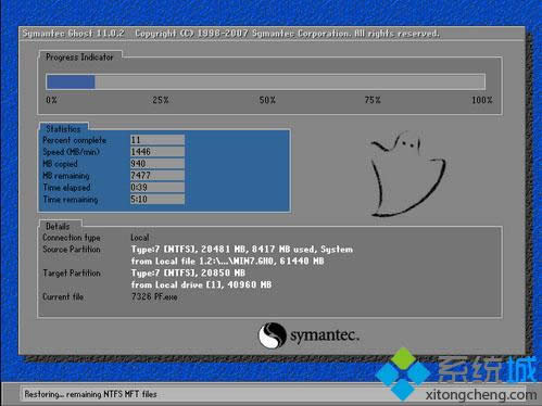 蘿卜家園ghost win7系統光盤安裝步驟3